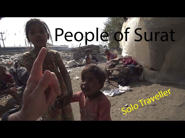Walking The Streets of Surat - Slum Visit - Solo Traveller | Adventures in India 🇮🇳