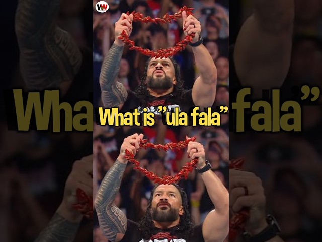 What is "ula fala" that Roman wear? #wwe #wrestling