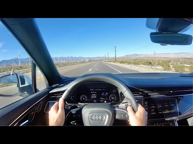 2020 Audi Q7 3.0 V6 POV Test Drive (3D Audio)