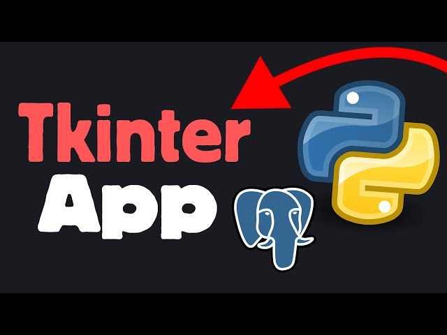 Python Tkinter and PostgreSQL Project for Beginners | Build a Student Management App