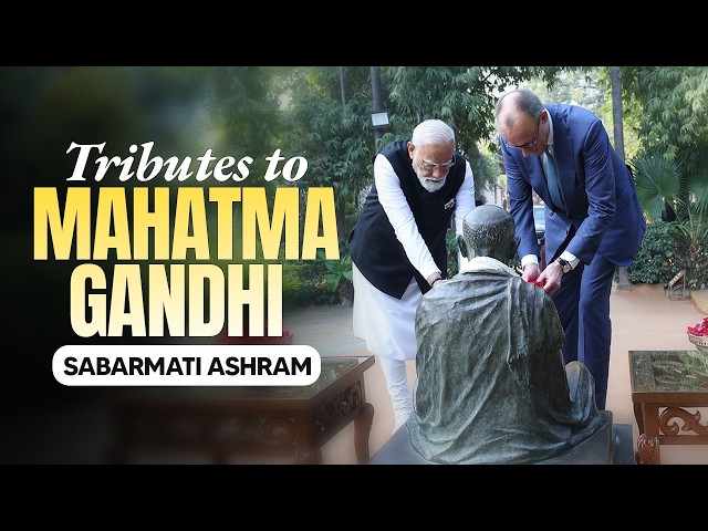 LIVE: PM Modi, German Chancellor Friedrich Merz visit Sabarmati Ashram in Ahmedabad