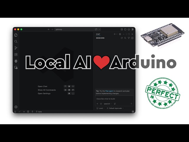 Local AI Coding -  ESP32 Arduino Projects (RTX 3090)