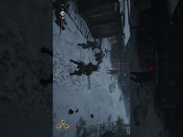 NEVER GIVE UP! Yasuke surrounded by Enemies | #acshadows  #gaming #playstation5 #gameplay #shorts