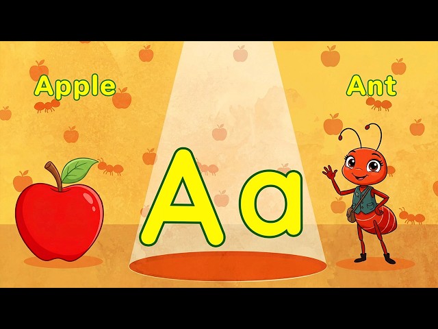 ABC Phonics Song Two Words | A for Apple A for Ant