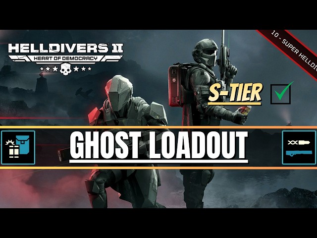 Helldivers 2 GHOST Loadout S TIER - Never know what hit'em, Commando Missions
