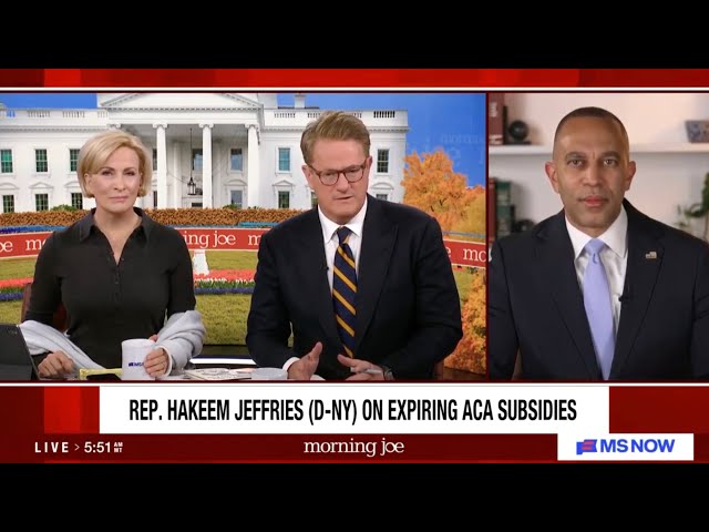 Leader Jeffries on MS NOW's Morning Joe
