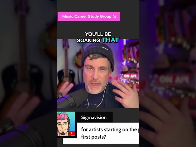 What's the first thing artists should do when they get on a new platform? #shorts