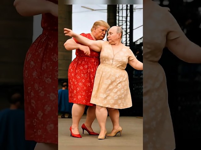 👯‍♂️Trump & Putin Amazing Dance move Parody#shorts #trump #putin #ai #parody #trumpputi#dance #meme