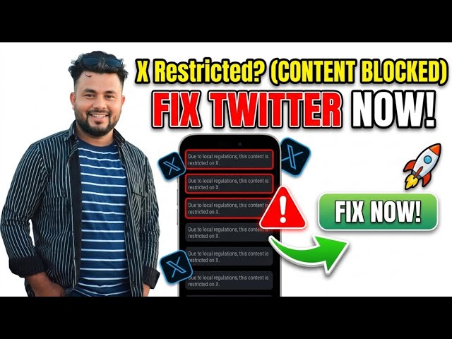 Fix Due to local regulations this content is restricted on X | Twitter Due to local regulations