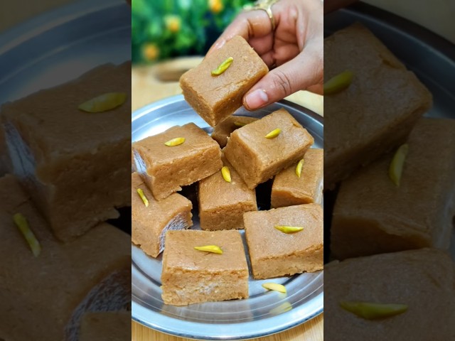 Bread Milk Cake Recipe | Milk Powder Sweet Recipe #milkbread #burfi #sweetbread #recipe