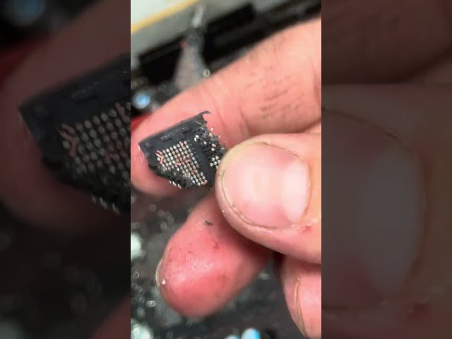 CPU socket pins removal with screw driver!