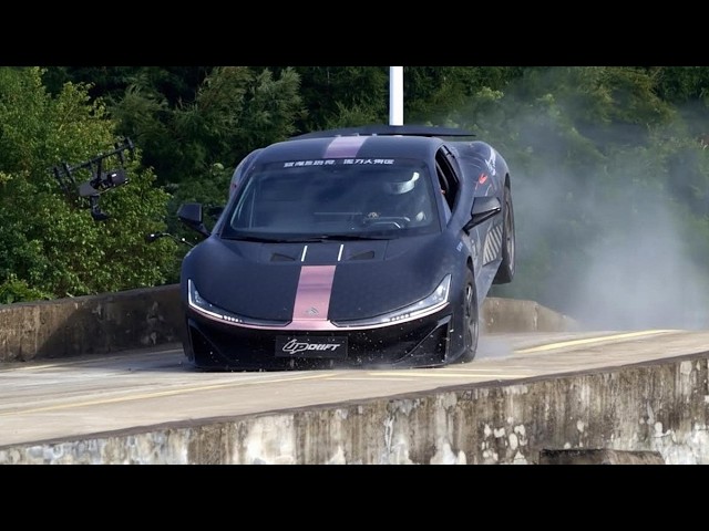 Fastest Chinese EV Supercar Drifting & Durability Crash Test