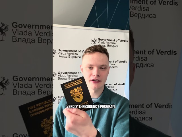 way to become a citizen of Verdis, a country in Europe. @USAMilitaryChannel @BBCNews @dailymail