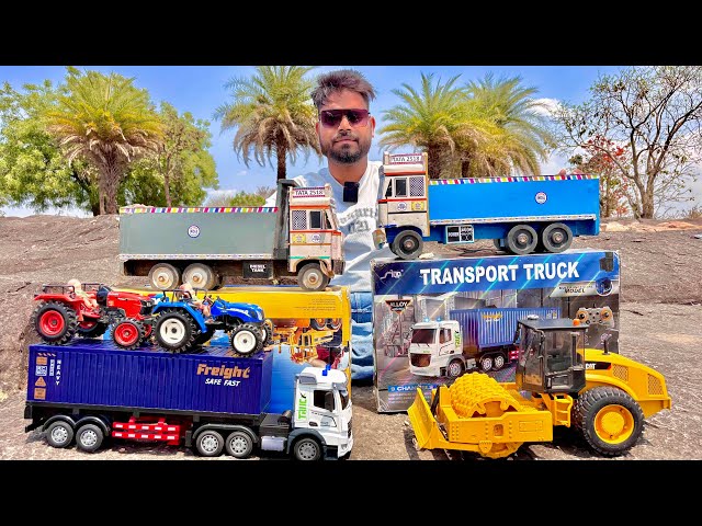 Die Cast Remote Control Vehicles Unboxing | Tata Dump Truck, Tractor Kubota, New Holland, Sonalika |