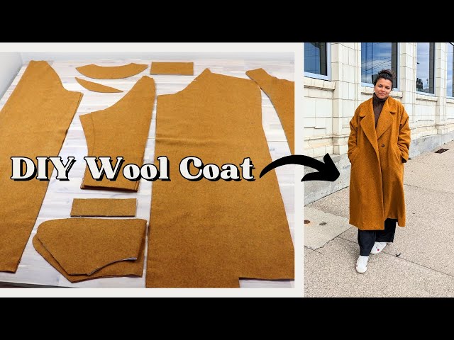 Sewing an Entire Wool Coat + Tips for Best Results!