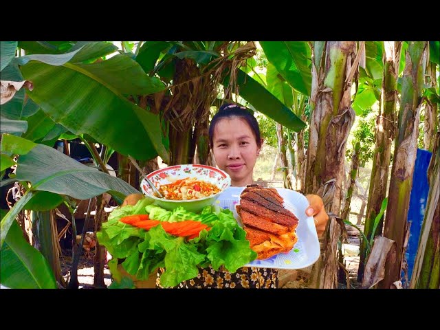Amazing Crispy Pork Belly Cooking - Pork Belly Crispy Eating