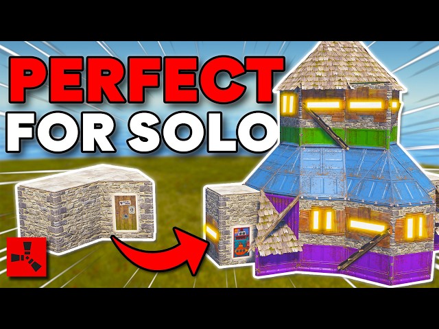 How to Build a PERFECT 2x1 BUNKER Base Design in Rust!