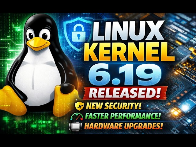 Linux Kernel 6.19 Officially Out! Everything New in This Massive Update