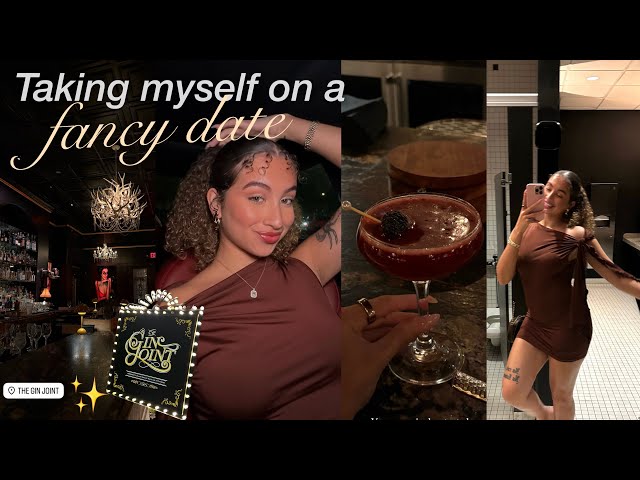 GRWM + Vlog: Taking Myself On a Fancy Solo Date 🥂🌃