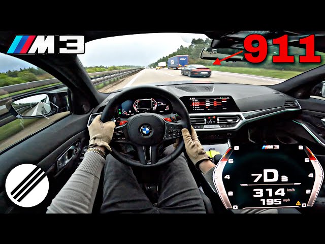 BMW M3 G80 XDrive 720HP STAGE 1+ INFINITAS TEST DRIVE ON GERMAN AUTOBAHN🏎