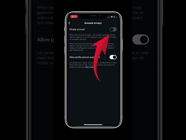 How to Change Instagram public account to Private - Instagram Account Private