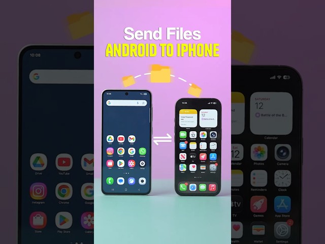 Transfer Data From Android to iPhone Wirelessly!