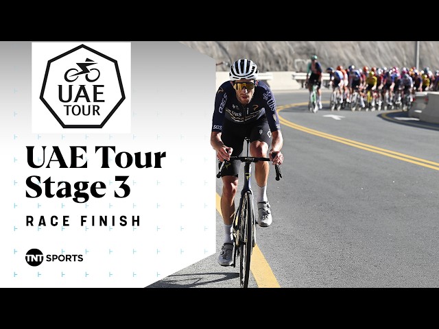 ON A MISSION 🚀 | UAE Tour Stage 3 Final KM's | TNT Sports Cycling