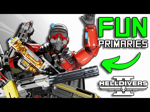 Top 15 Most FUN Primary Weapons In Helldivers 2