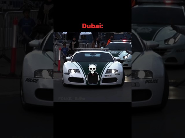 Other countries police cars Vs dubai police car 💀