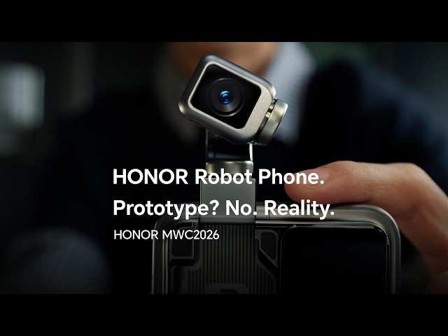 HONOR Robot Phone. Prototype? No. Reality.