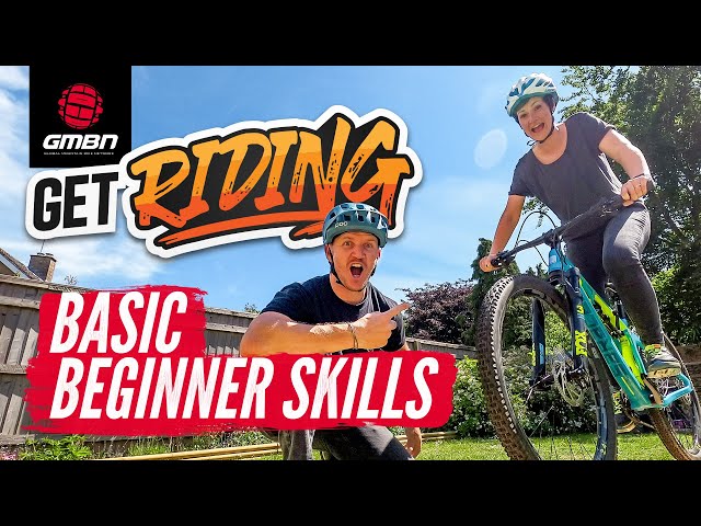 Mountain Bike Beginner Skills | Blake Teaches Jenna How To MTB | #GetRiding Week