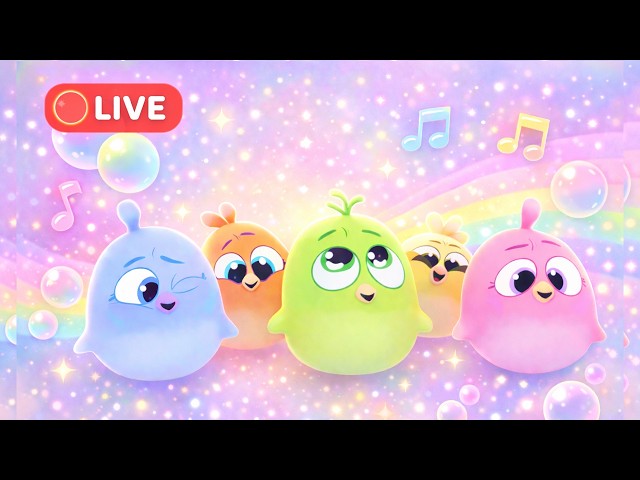 🔴 LIVE Giligilis Sensory 🌈 Calming Nursery Rhymes & Visual Stimulation for Babies