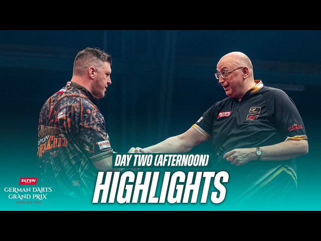 SO MANY DECIDING LEGS 🍿 | 2026 German Darts Grand Prix | Day Two Afternoon Highlights