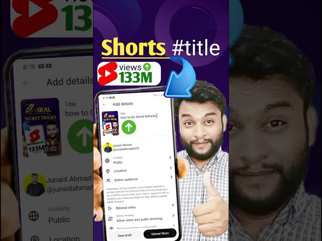 title likhne ka sahi tarika #shorts