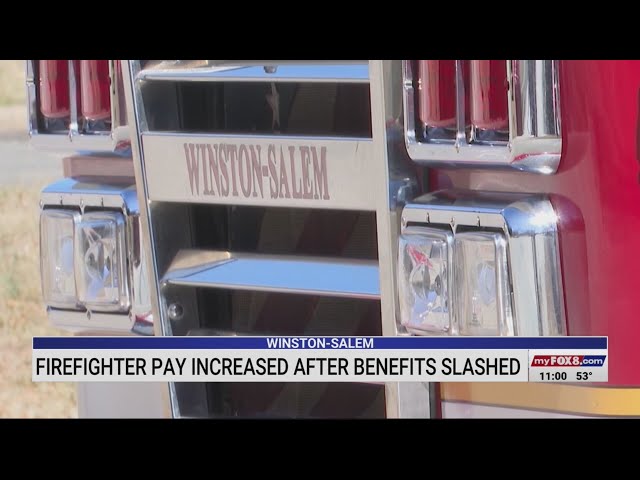 Winston-Salem firefighter pay increased after benefits cut