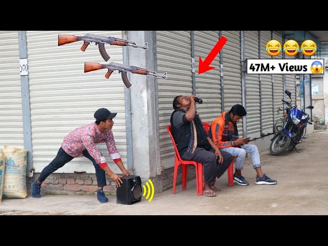 Fake Firing PRANK | Fake G-U-N shot PRANK on Public  Awesome Reaction|( Part 3) By - ComicaL TV