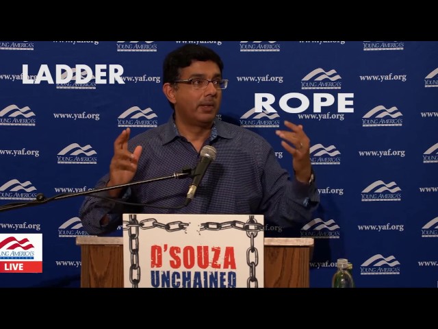 DINESH D'SOUZA: Ladder vs. Rope (Republicans vs Democrats)