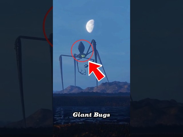 5 GIANT BUGS YOU'LL WISH YOU NEVER SAW IN REAL LIFE😳🪳 #giantbugs #scarybugs #insects #shorts