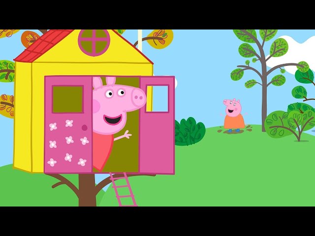 Peppa Pig Constructs a Fresh Treehouse with the Whole Family 🐷 🔨 Adventures With Peppa Pig