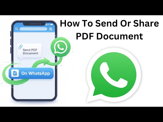 How To Send PDF Document On WhatsApp (Step By Step)