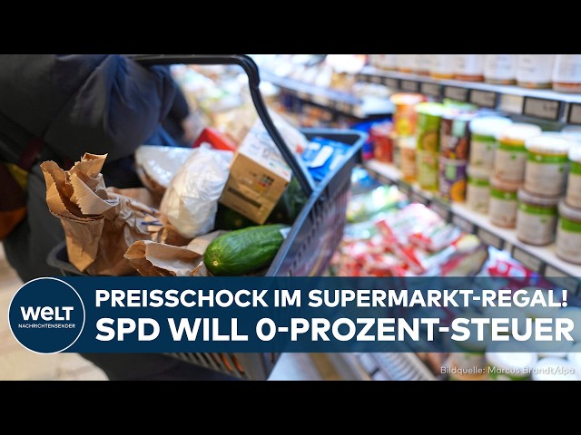 RISING INFLATION: VAT at zero? SPD calls for relief on food prices