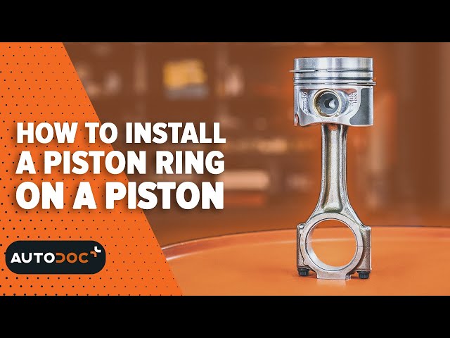 How to install a piston ring on a piston | #autodoc #carhack