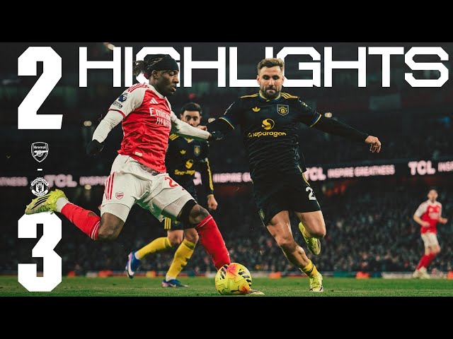 HIGHLIGHTS | Arsenal 2-3 Manchester United | Premier League