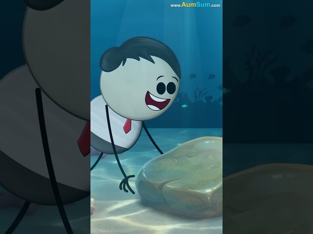 Why do we Weigh Less in Water? | #aumsum #kids #shorts