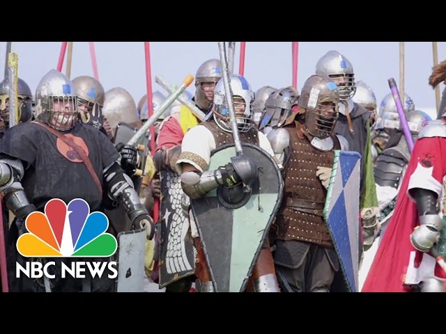 For Glory & Honor! Medieval Reenactors Go To Battle | Originals | NBC News