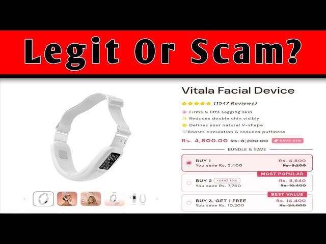 Vitala Facial Device Reviews - Does it Really Work Or A Scam?