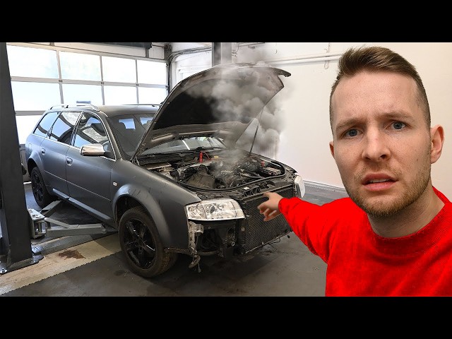 FIRST START OF MY 2500$ AUDI S6 - WILL THE V8 ENGINE RUN?