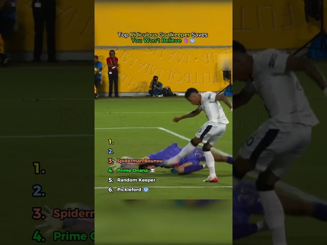 Top Unnhuman Goalkeeper Saves in Football 🧤🥶