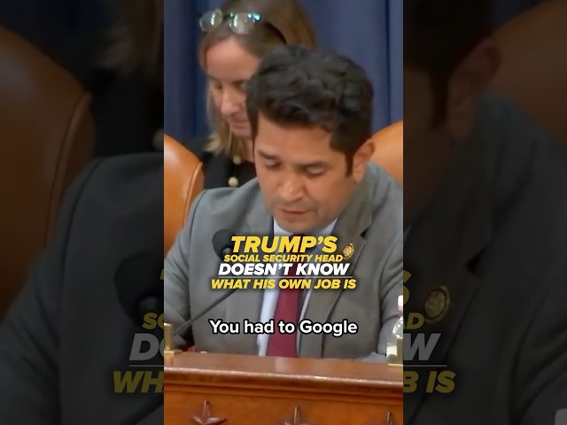 Trumps Sozialversicherungschef weiß nicht, was seine eigene Aufgabe ist.