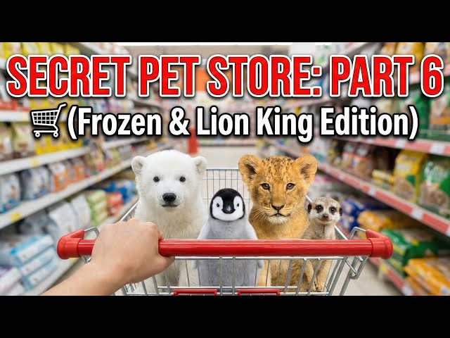 The VIRAL Secret Pet Store: PART 6 🛒😱 (Frozen & Lion King) Compilation